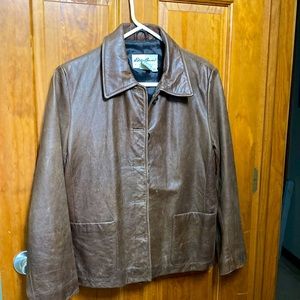 Eddie Bauer soft leather jacket